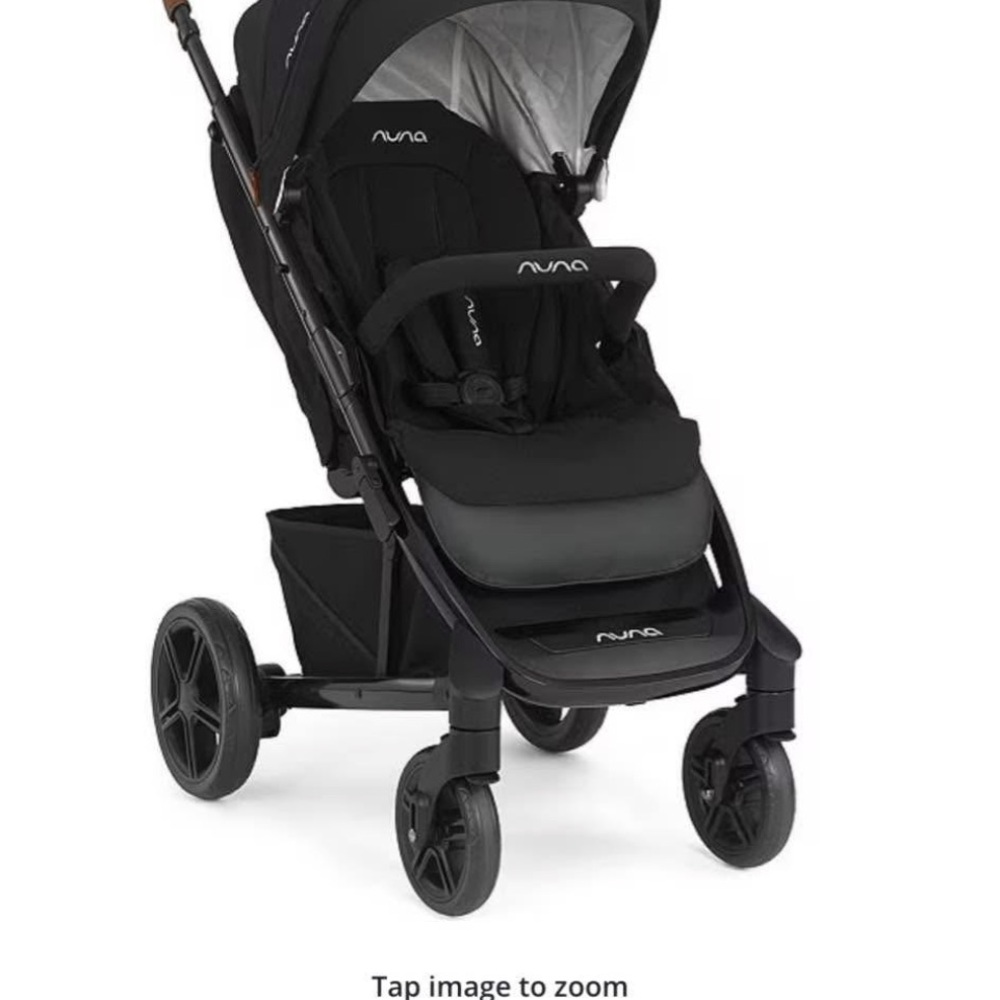Nuna car seat/with base and stroller Teal and Black - Picture 6 of 8